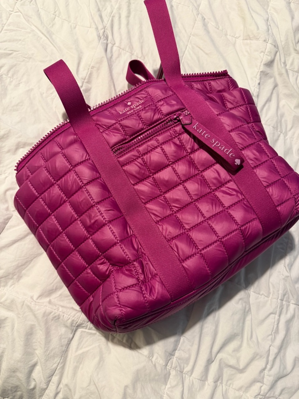 Kate Spade New York Camden Quilted Medium Tote in Baja Rose